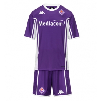 Fiorentina Maglia Gara Casa Repliche 2025-26 Bambino Maniche Corte